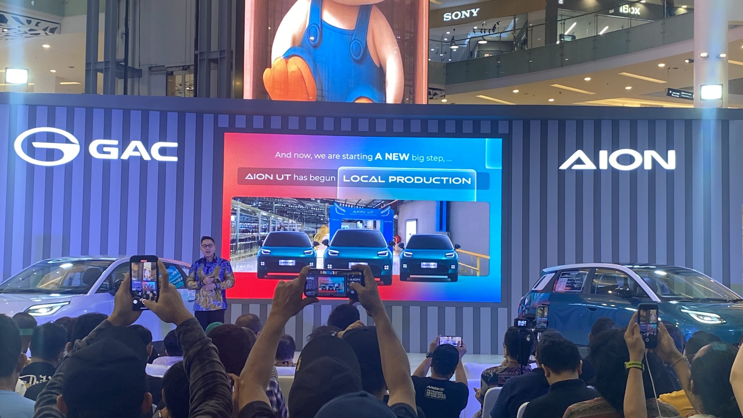 Harga Resmi AION UT Enggak Sampai 400 Juta dan Dirakit di Indonesia AION UT sudah mulai dirakit lokal