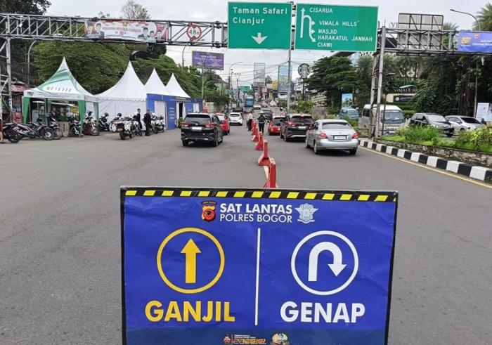 jadwal ganjil genap puncak bogor - Moladin