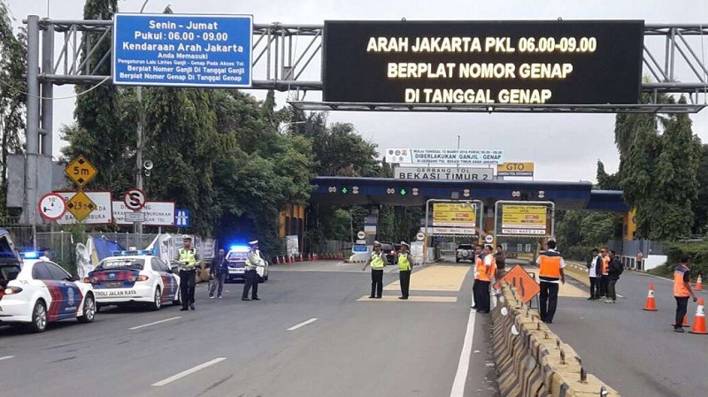 rute jalan ganjil genap tol jakarta - Moladin