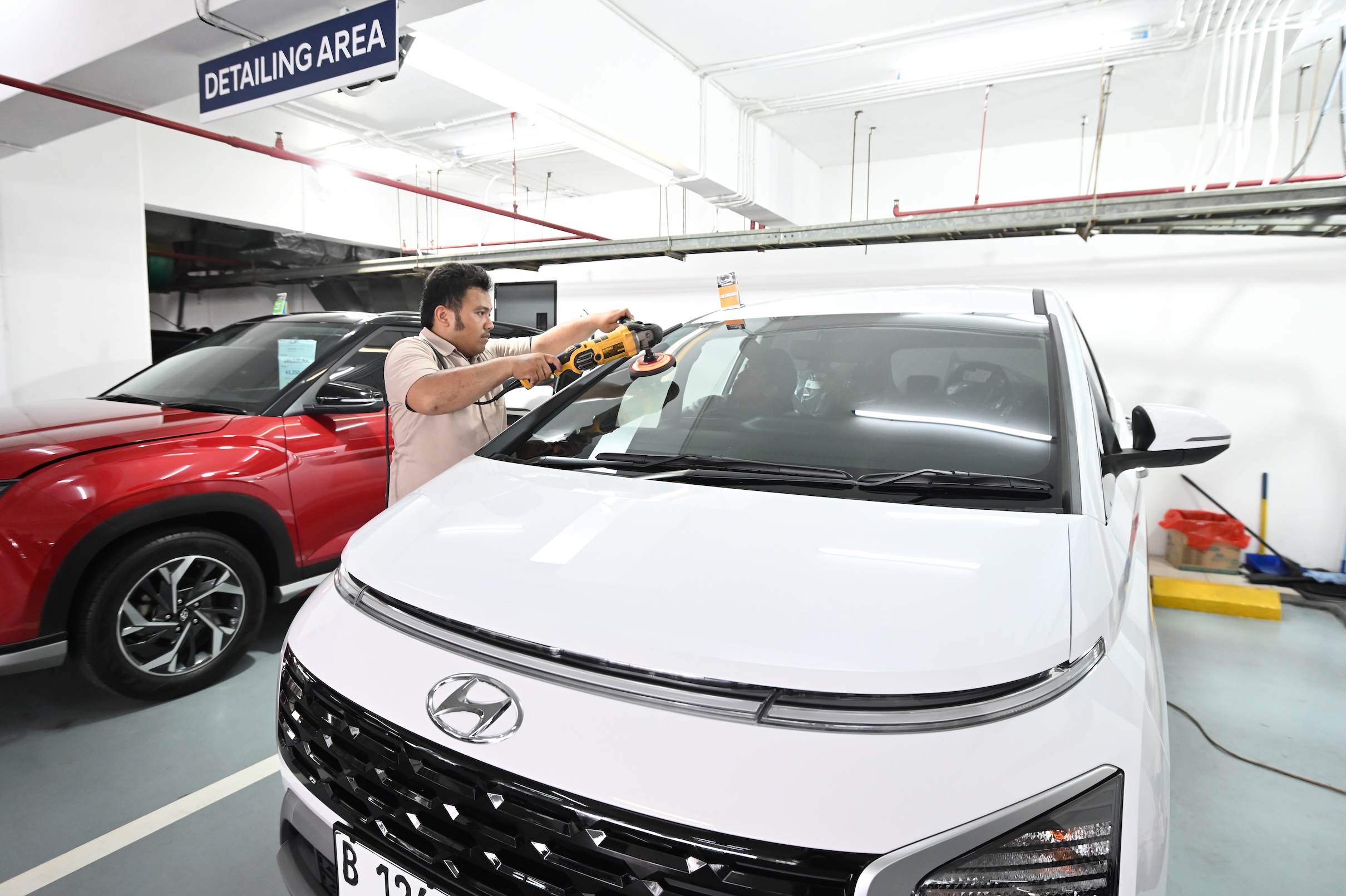 Begini Cara Tepat Beli Mobil Seken Hyundai 5 PDI and Detailing Car Process