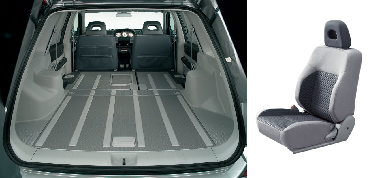 T3 Ruang kargo luas dan kursi tahan air