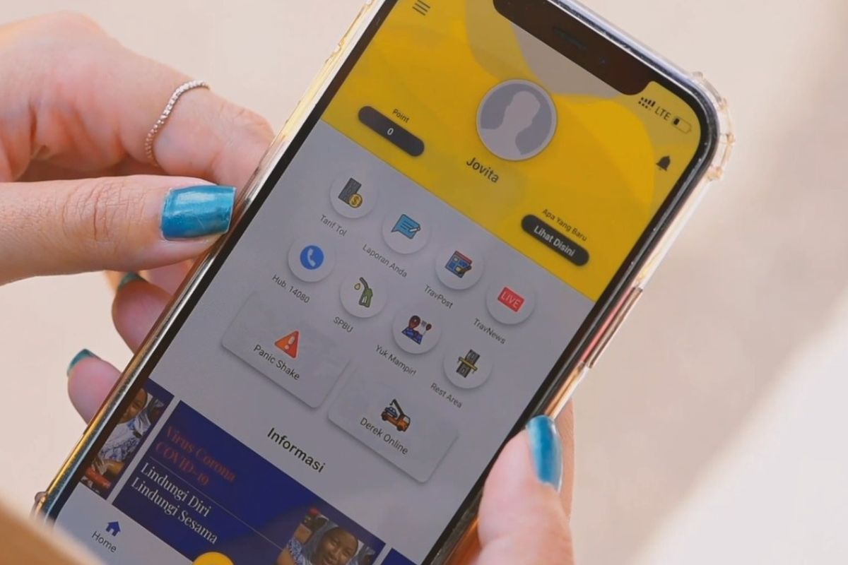 cara cek tarif tol lampung - Moladin