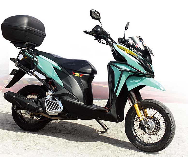modifikasi vario 125 old gaya touring