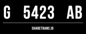 Plat G dan Kode Belakang, Cek Daftar Lengkapnya!