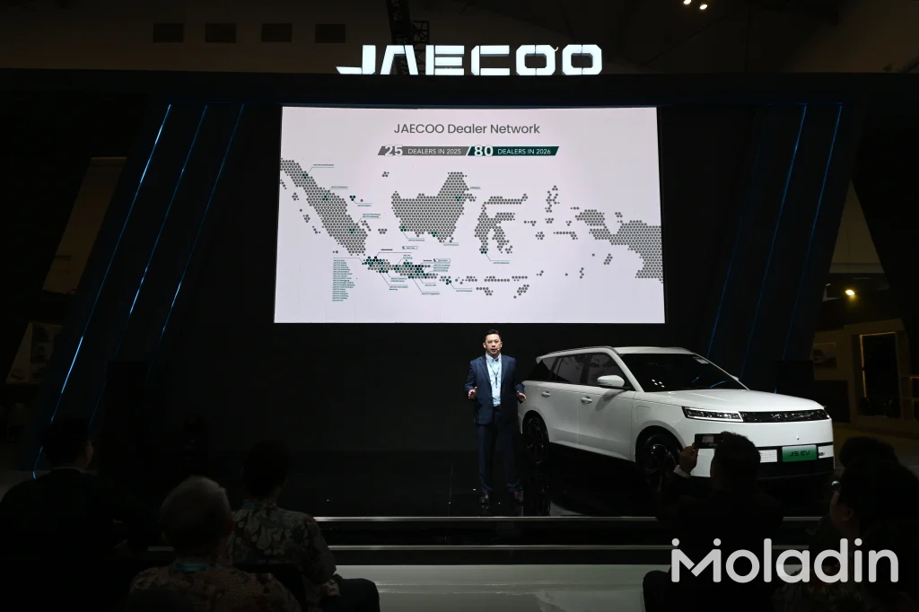 JAECOO J5 EV Tembus 6.000 Unit, Cek Harga Spesial di GJAW 2025! Pesanan JAECOO J5 EV di GJAW 2025 - Moladin