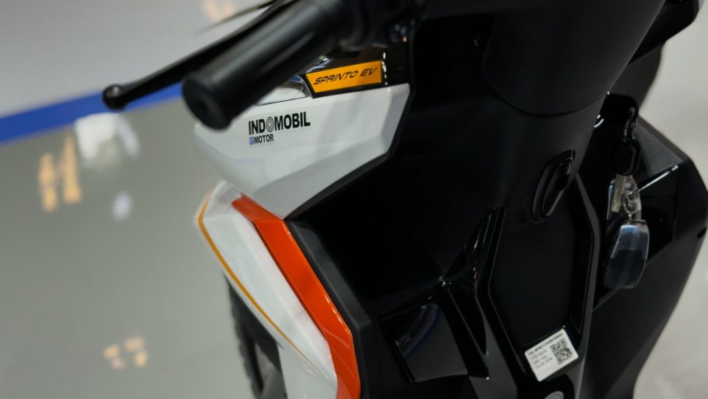 Detail Indomobil eMotor Sprinto terlihat oke