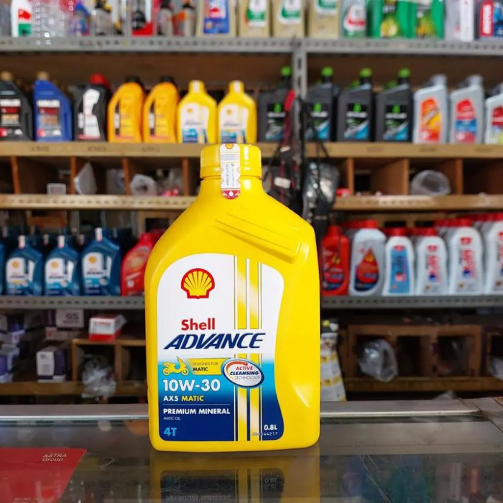10 Rekomendasi Oli Vario 150 yang Bagus dan Harganya Shell Matic AX5 10W-30 oli vario 150 - Moladin