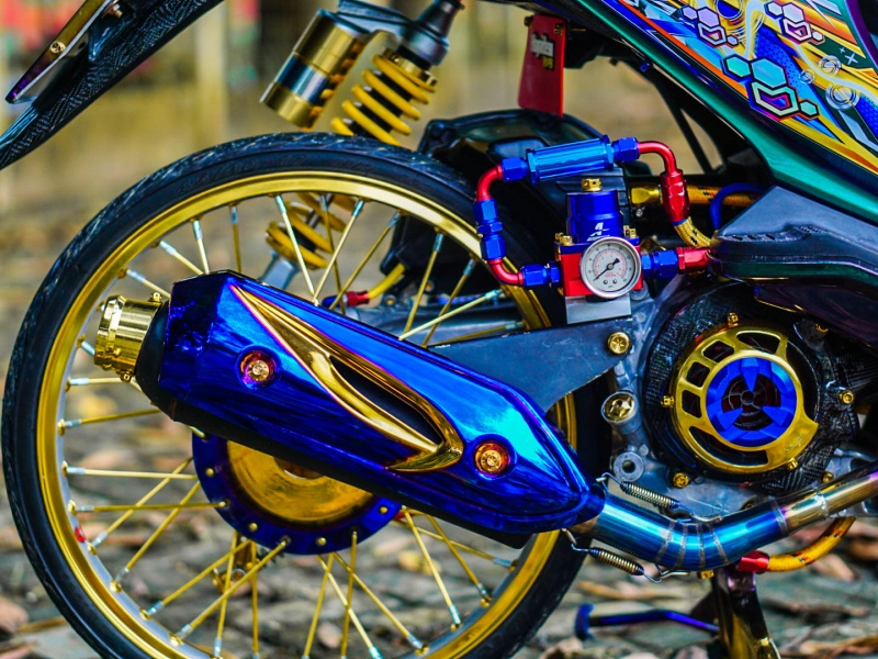 7 Gaya Modifikasi BeAT Karbu Paling Kekinian untuk Anak Muda komponen Honda BeAT karbu yang umum dimodifikasi - moladin