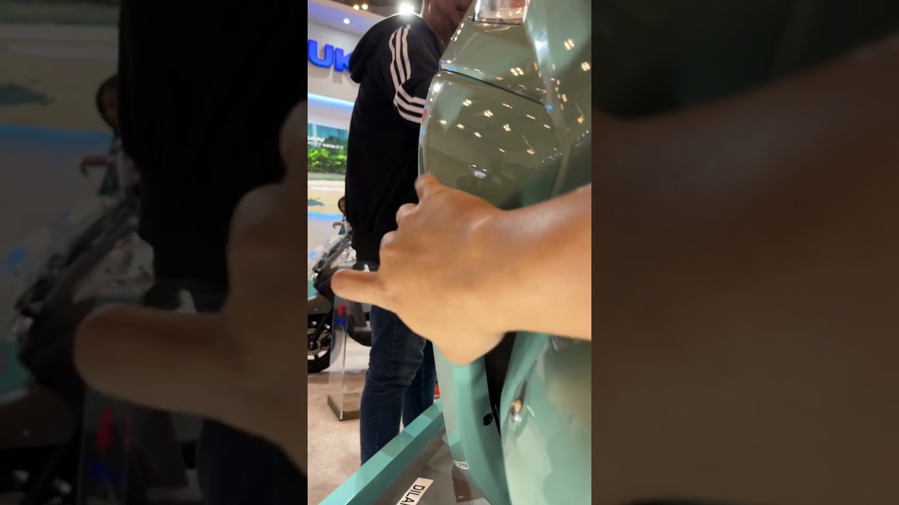 Suzuki Access, Skutik Gaya Retro Diperkenalkan di IMOS 2025 #moladin