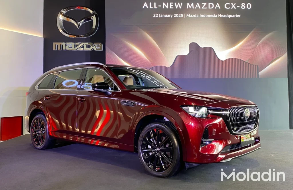 mobil PHEV Mazda CX-80 PHEV - Moladin