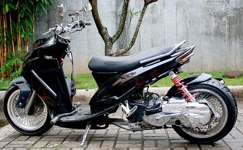 modifikasi motor mio sporty - Moladin