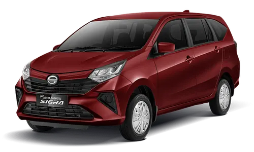 warna mobil sigra terlaris Scarlet Red Metallic - Moladin