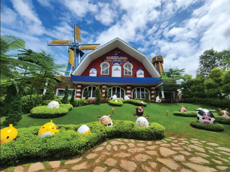 Cimory Dairyland Farm Theme Park wisata Puncak Bogor - Moladin