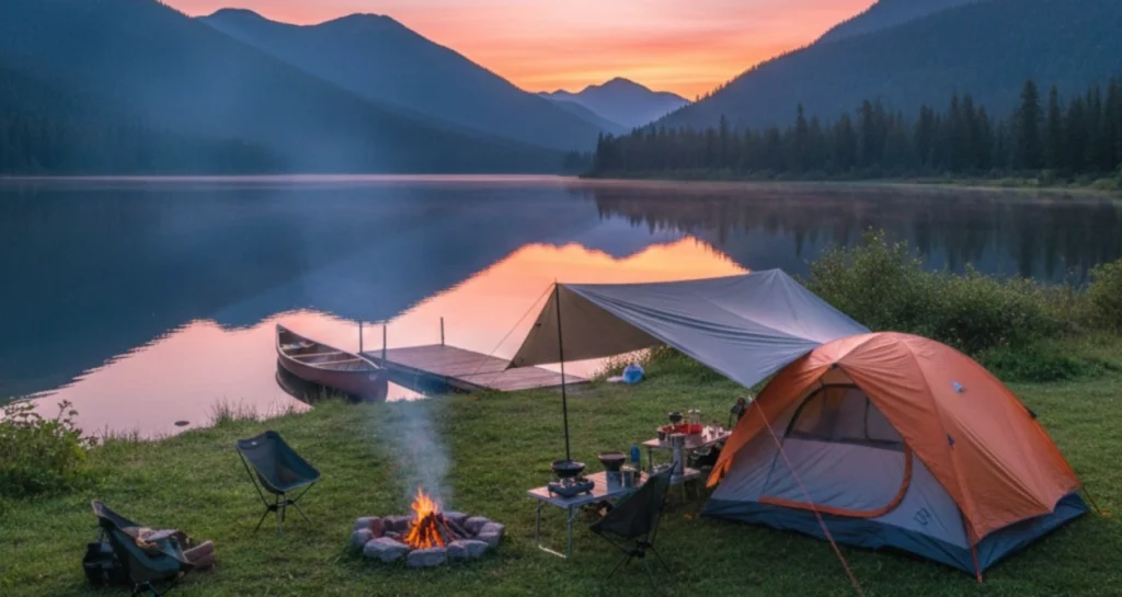 tempat camping terdekat - Moladin