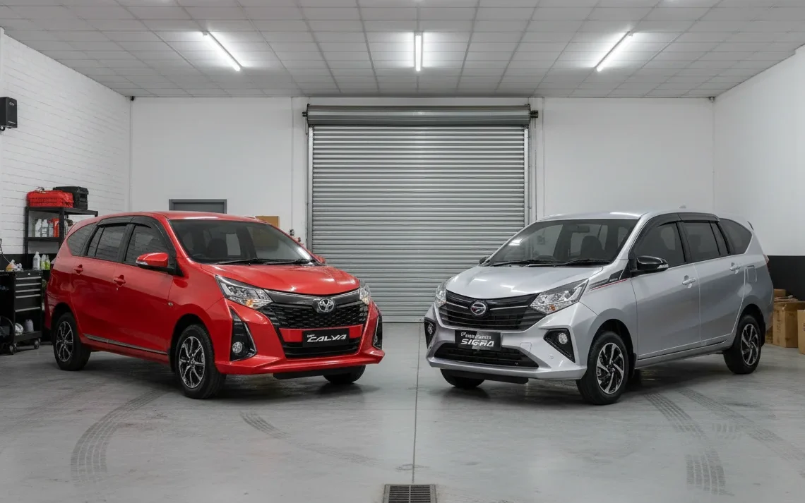 perbedaan Calya dan Sigra dari eksteriornya - Moladin