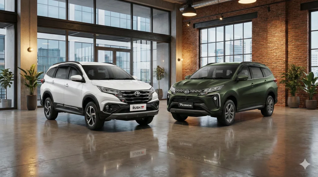 perbedaan Rush dan Toyota 2025 - Moladin