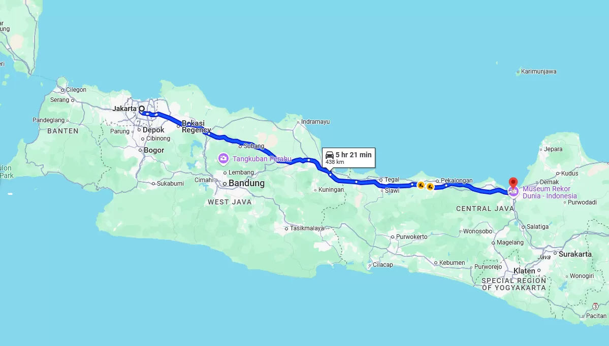 jakarta semarang berapa jam - Moladin