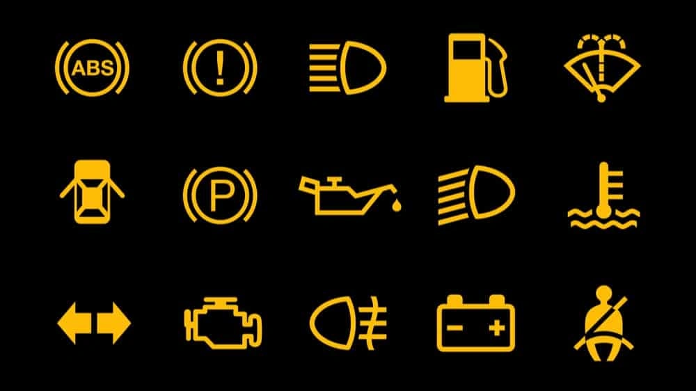 lampu indikator motor menyala - Moladin