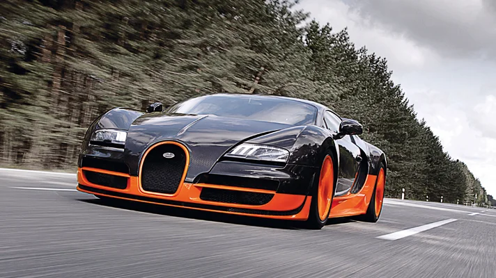 mobil balap keren Bugatti Veyron Super Sport - Moladin