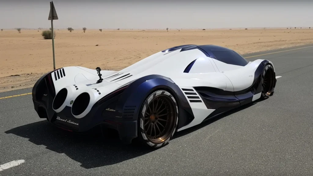 mobil balap keren Devel Sixteen - Moladin