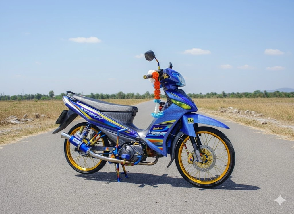 9 Ide Modifikasi Vega ZR Sesuai Aturan Tanpa Takut Tilang konsep modifikasi Vega ZR - Moladin