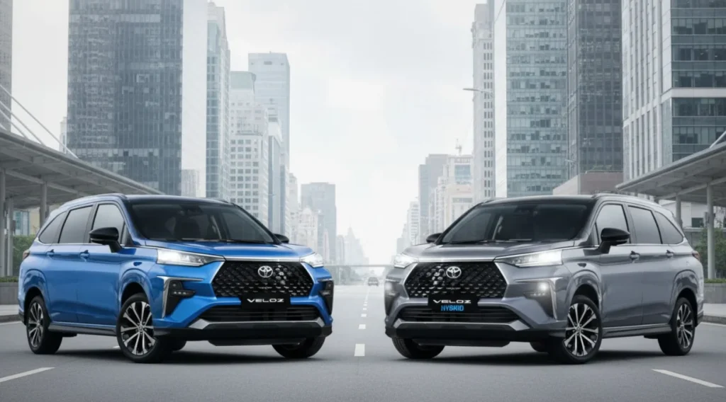 perbedaan varian toyota veloz hybrid - Moladin