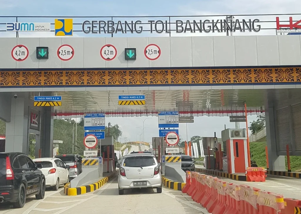 tarif tol Pekanbaru Bangkinang - Moladin