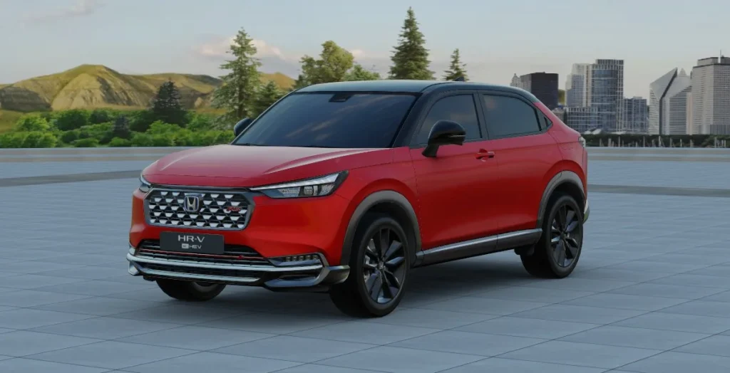 6 Pilihan Warna Mobil HR-V Terbaru 2025, Mana Favoritmu? warna mobil HR-V terbaru Ignite Red Metallic Two Tone - Moladin