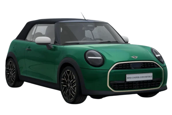 British Racing Green with White Mirror