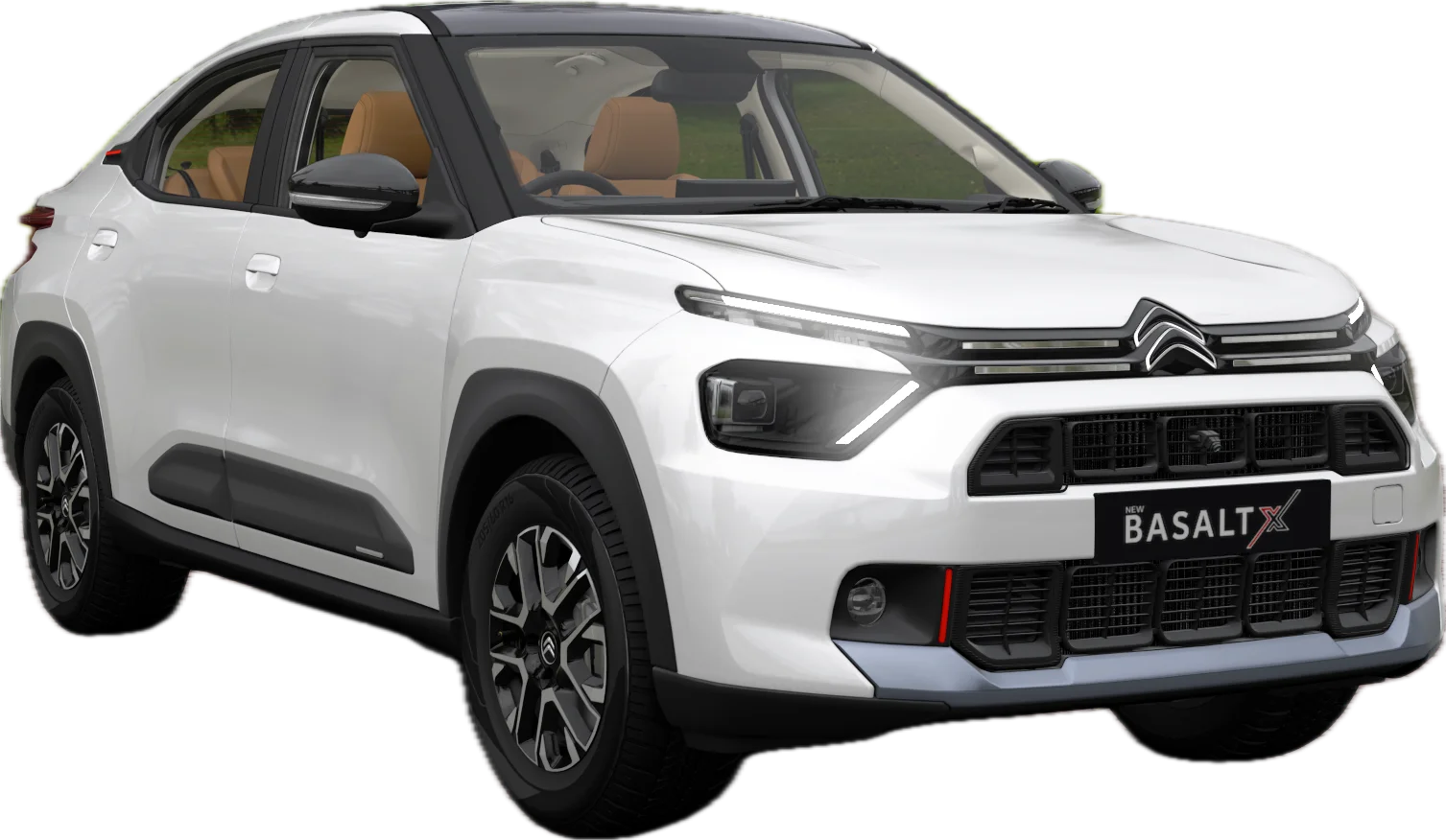 Polar White Body with Perla Nera Black Roof