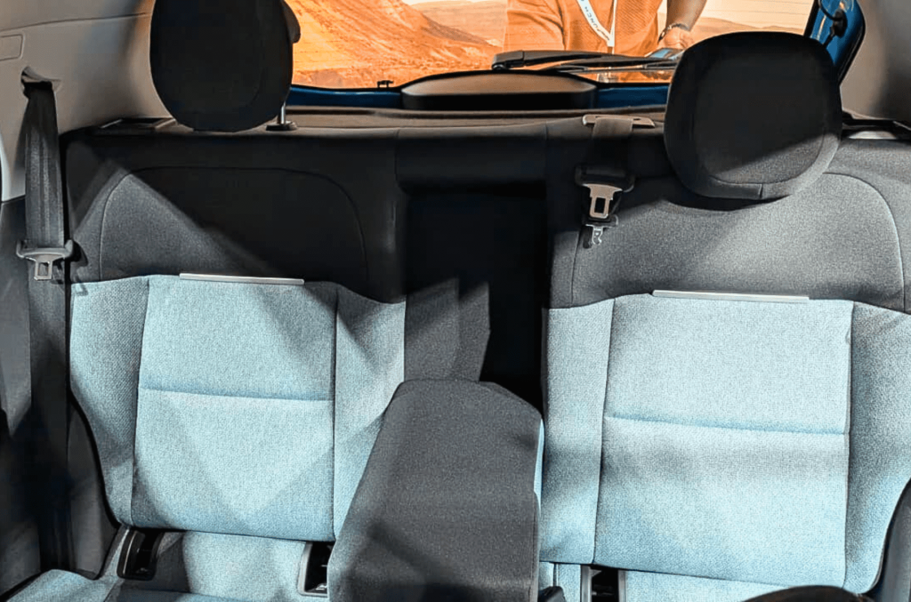 kursi penumpang Tata Punch