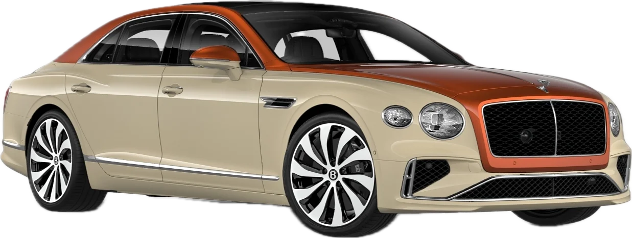 Orange Flame over Magnolia (Solid) (Duo-tone)