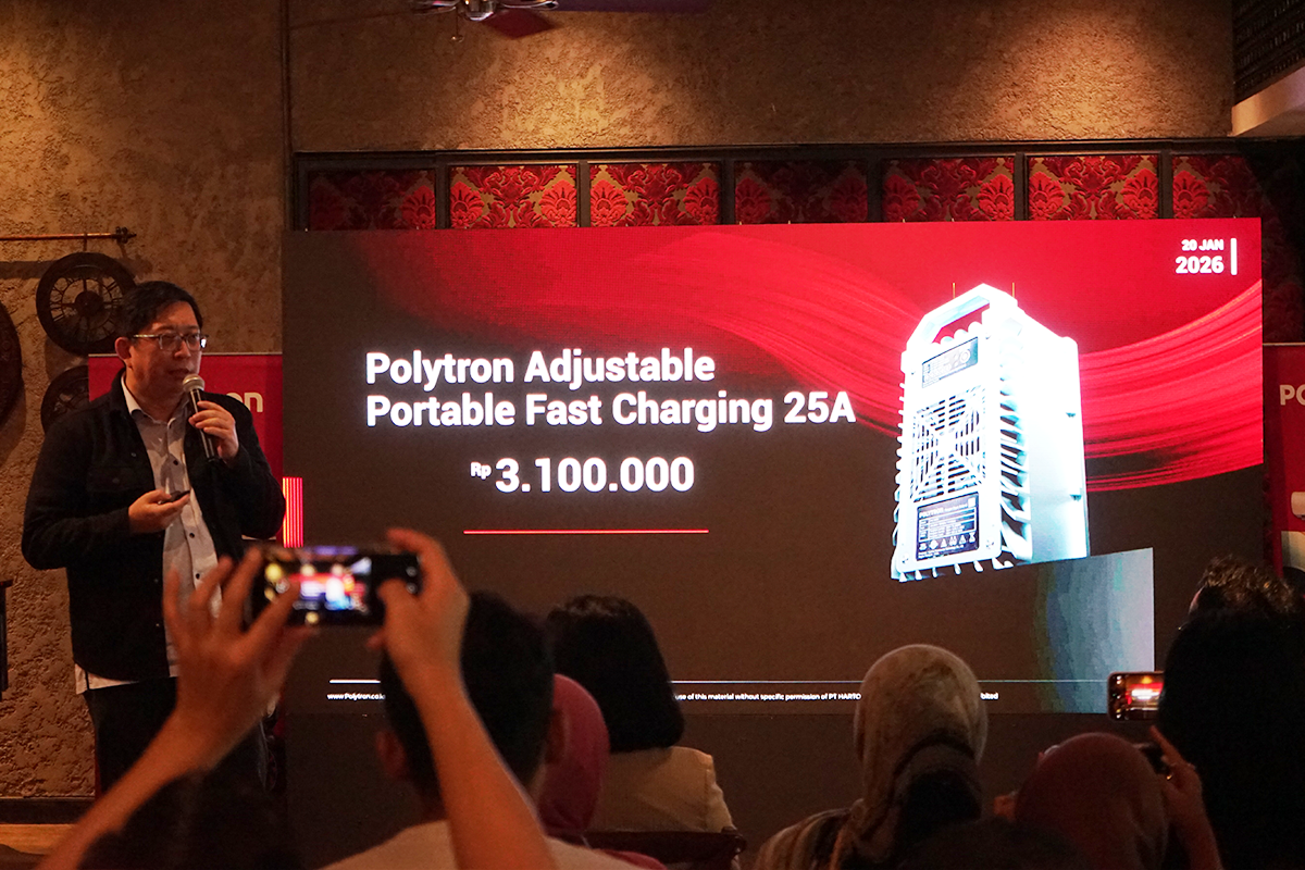 Polytron Adjustable Portable Fast Charging 25A Resmi Dijual Seharga Rp 3 Jutaan