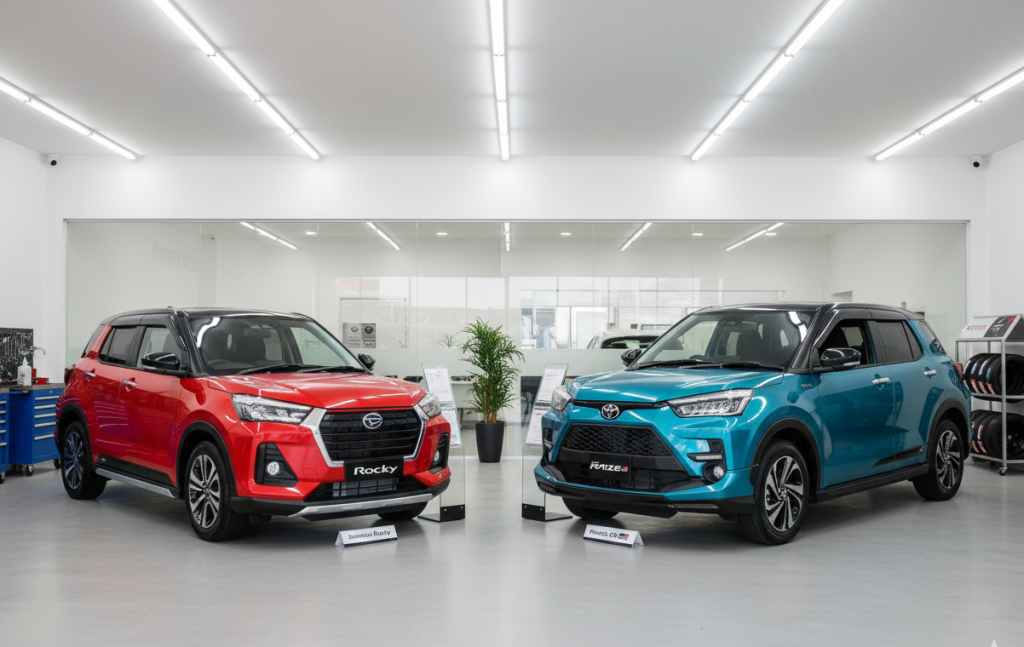Daihatsu Rocky vs Toyota Raize bagus mana - Moladin