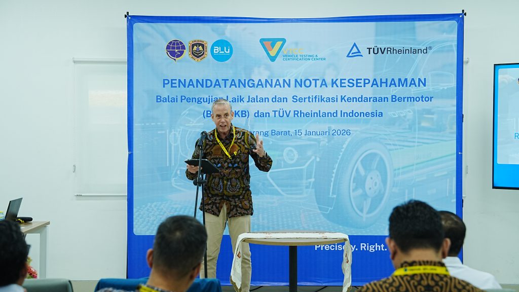 TÜV Rheinland Indonesia Gandeng BPLJSKB Bikin Pusat Inovasi dan Keselamatan Industri Otomotif Tanah Air Stefan Heuer