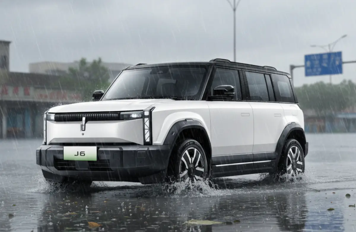 Viral Chery J6 Listrik Tembus Banjir Jakarta, Begini Spesifikasi Mesinnya!