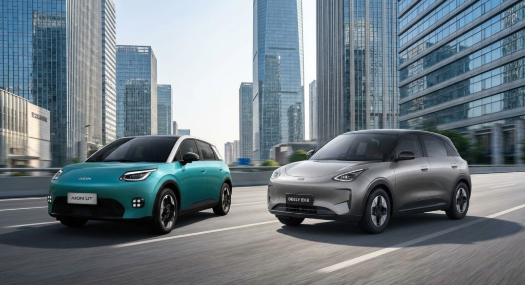 geely ex2 vs aion ut - Moladin