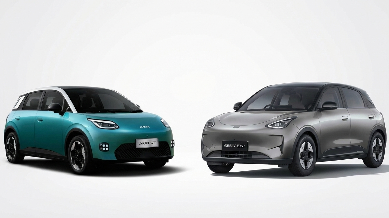 Geely EX2 vs AION UT: Duel Hatchback Listrik Termurah 2026! geely ex2 vs aion ut - Moladin