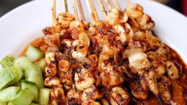 kuliner Surya Kencana Bogor sate sumsum pak OO - Moladin