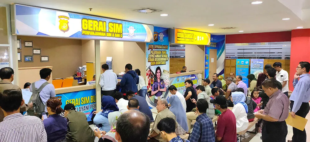 layanan gerai samsat blok m square - Moladin