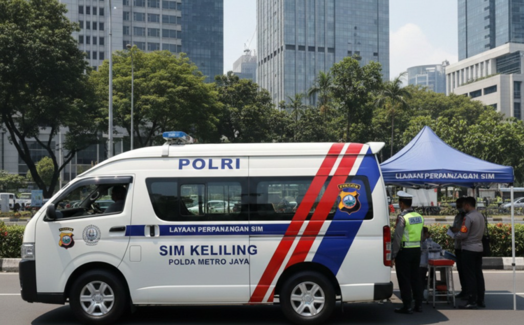 sim keliling jakarta pusat - Moladin