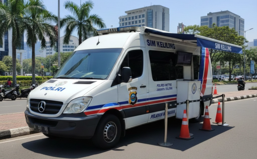 sim keliling jakarta selatan - Moladin