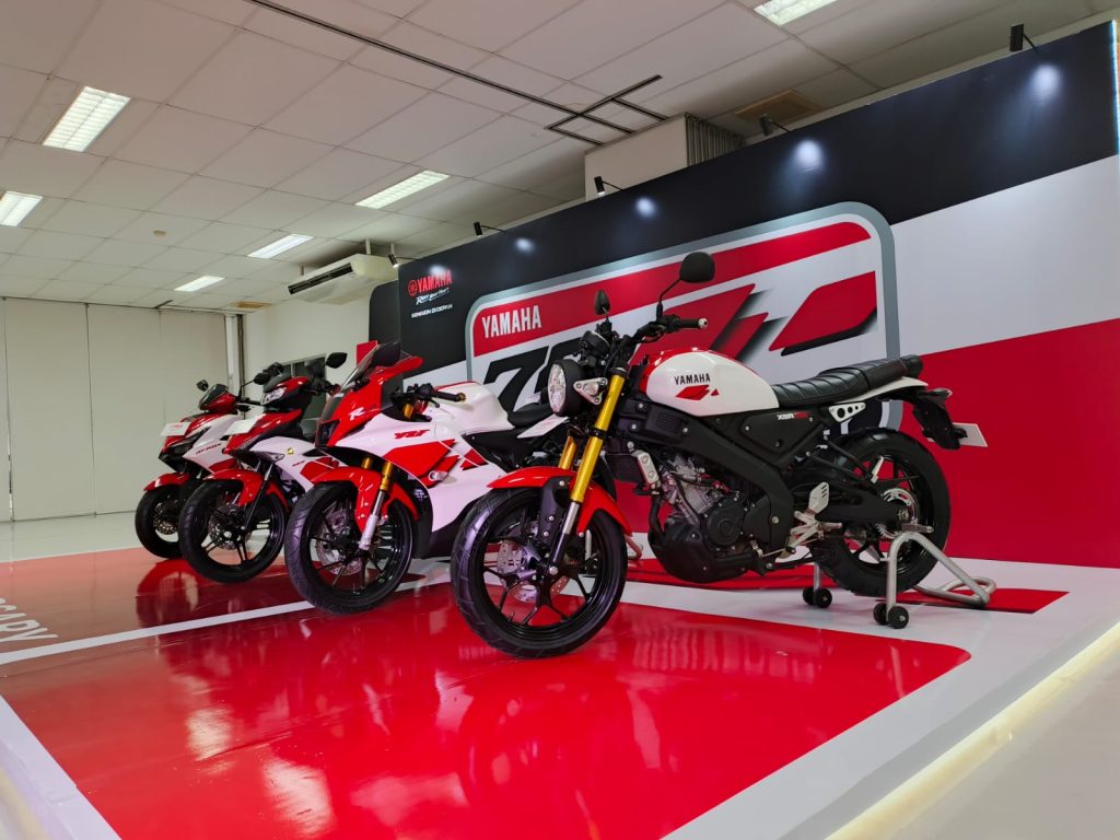 Ada Bebek Juga, Berikut 4 Model Yamaha Anniversary 70 Tahun Beserta Harganya! yamaha 70 anniversary 1