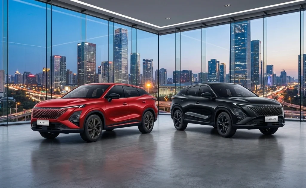 Perbedaan Chery C5 CSH dan C5 Bensin, Lebih Worth It Mana? Chery C5 CSH dan C5 - Moladin