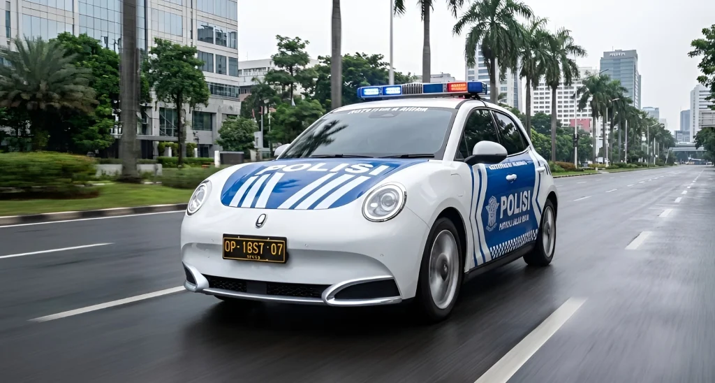 GWM Ora 07 mobil patroli polisi - Moladin