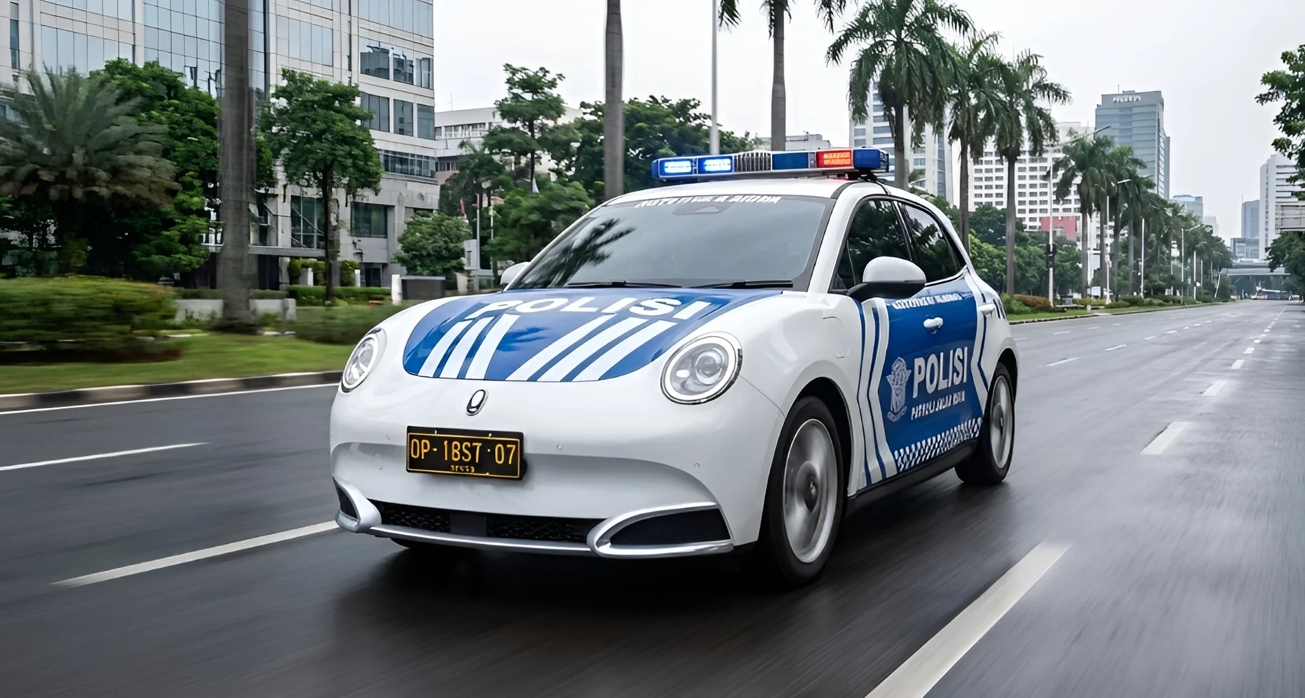 GWM Ora 07 Jadi Mobil Patroli Polisi, Tembus 640 Km Sekali Cas! GWM Ora 07 Jadi Mobil Patroli Polisi, Tembus 640 Km Sekali Cas!