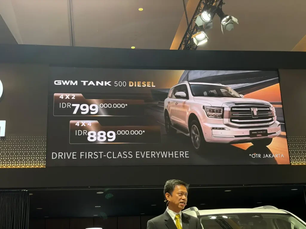 Harga GWM Tank 500 Diesel