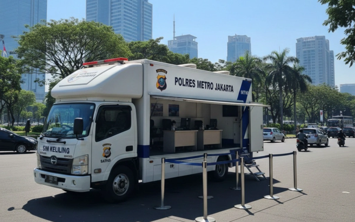 Jadwal SIM Keliling Jakarta 2-8 Februari 2026