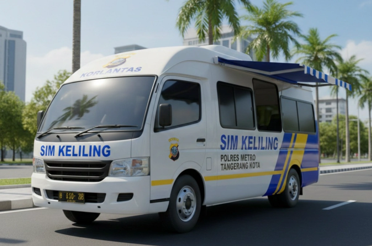 Jadwal SIM Keliling Kabupaten Tangerang Hari Ini, 13 Februari 2026