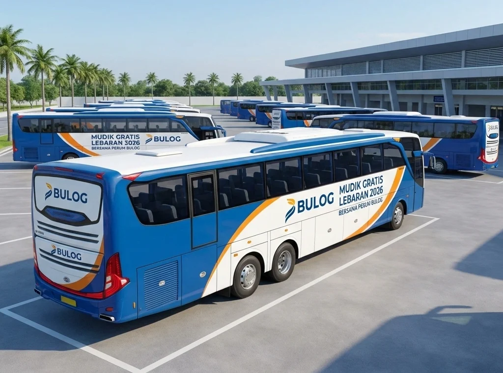 kuota mudik gratis Perum Bulog - Moladin